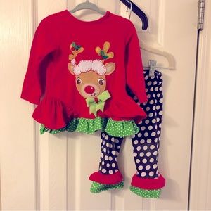 Rare Editions 12 months Christmas 2 piece set